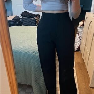 Banana Republic Black Wide Leg Pants